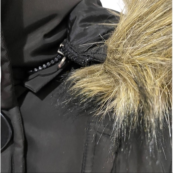 Soia & Kyo long black parka puffer - Picture 4 of 8